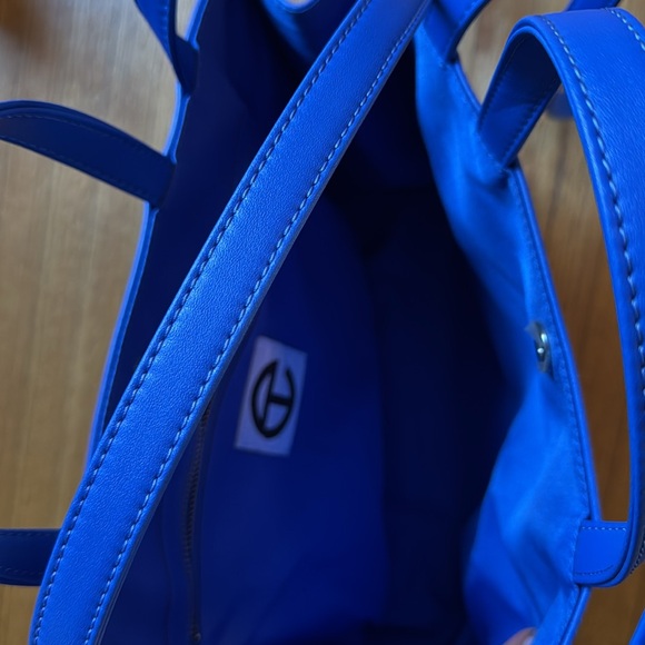 TELFAR *100% Authentic* Painters Tape Blue Medium Shopping Bag Tote - Picture 7 of 8